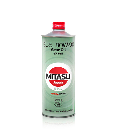 Масло трансмиссионное Mitasu Gear Oil GL-5 80W-90 1 л, Масла трансмиссионные